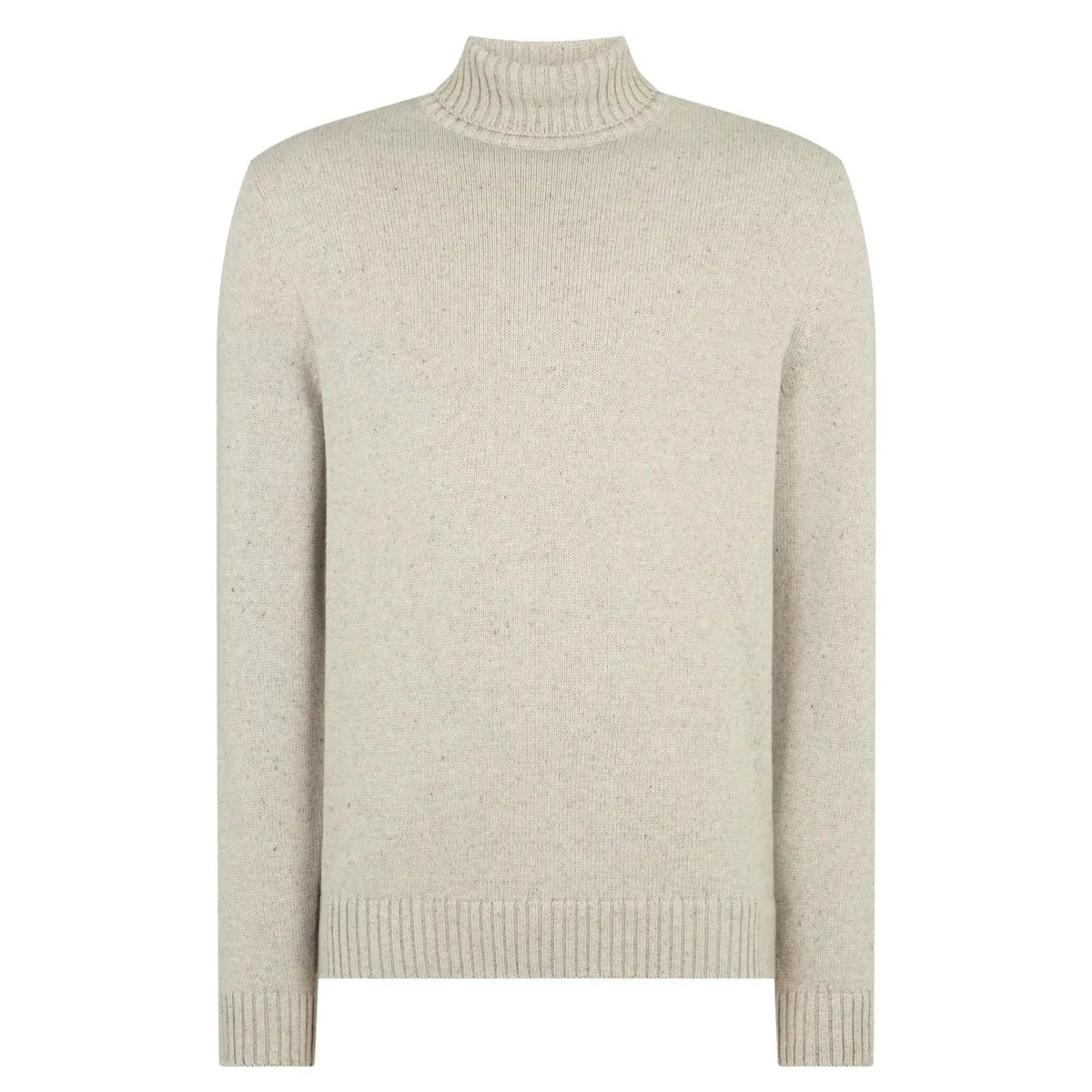 Buy Remus Uomo Roll-Neck Sweater - Light Grey | Crew-Neck Jumperss at Woven Durham