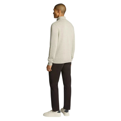 Buy Remus Uomo Roll-Neck Sweater - Light Grey | Crew-Neck Jumperss at Woven Durham