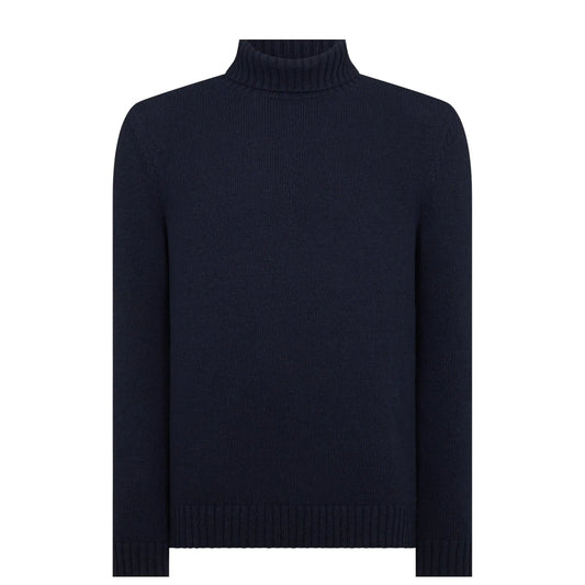 Buy Remus Uomo Roll-Neck Sweater - Navy | Roll-Neck Jumperss at Woven Durham