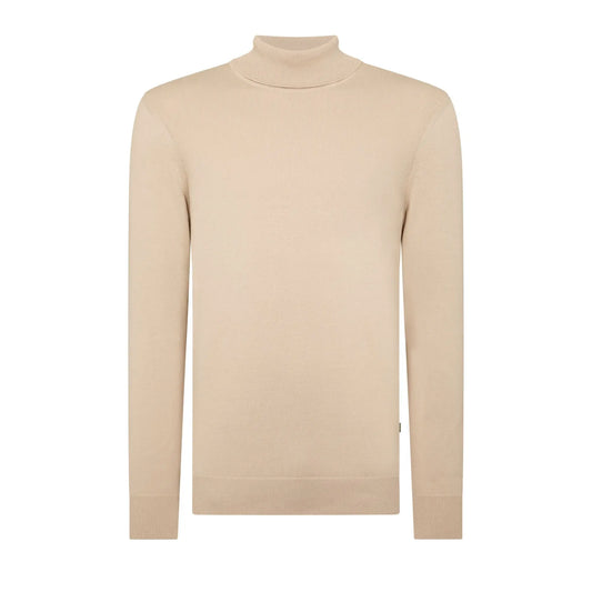 Buy Remus Uomo Roll-Neck Sweater - Stone | Roll-Neck Jumperss at Woven Durham