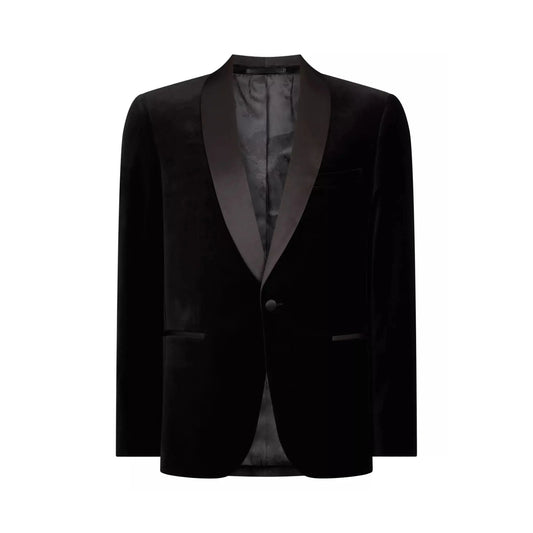 Buy Remus Uomo Romeo Shawl Collar Dinner Jacket - Black | Blazerss at Woven Durham