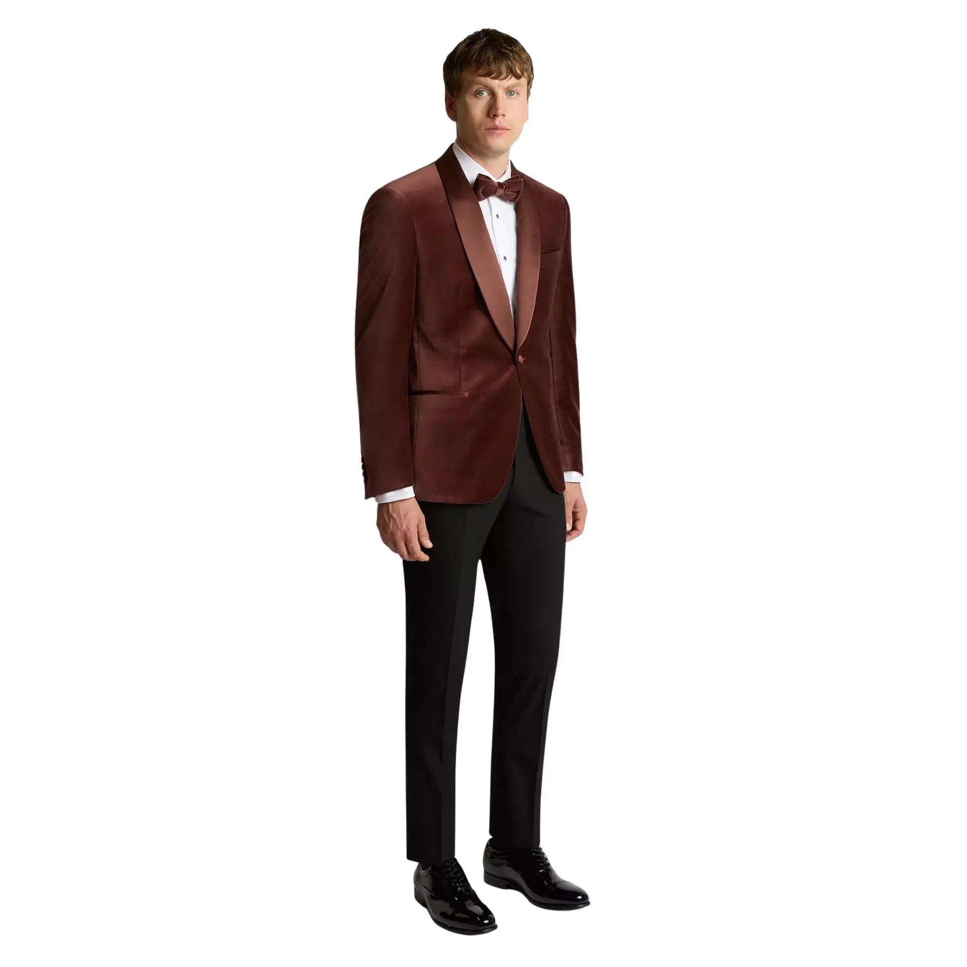 Buy Remus Uomo Romeo Shawl Collar Dinner Jacket - Burgundy | Blazerss at Woven Durham