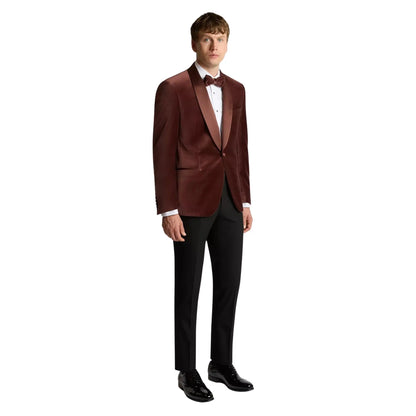 Buy Remus Uomo Romeo Shawl Collar Dinner Jacket - Burgundy | Blazerss at Woven Durham