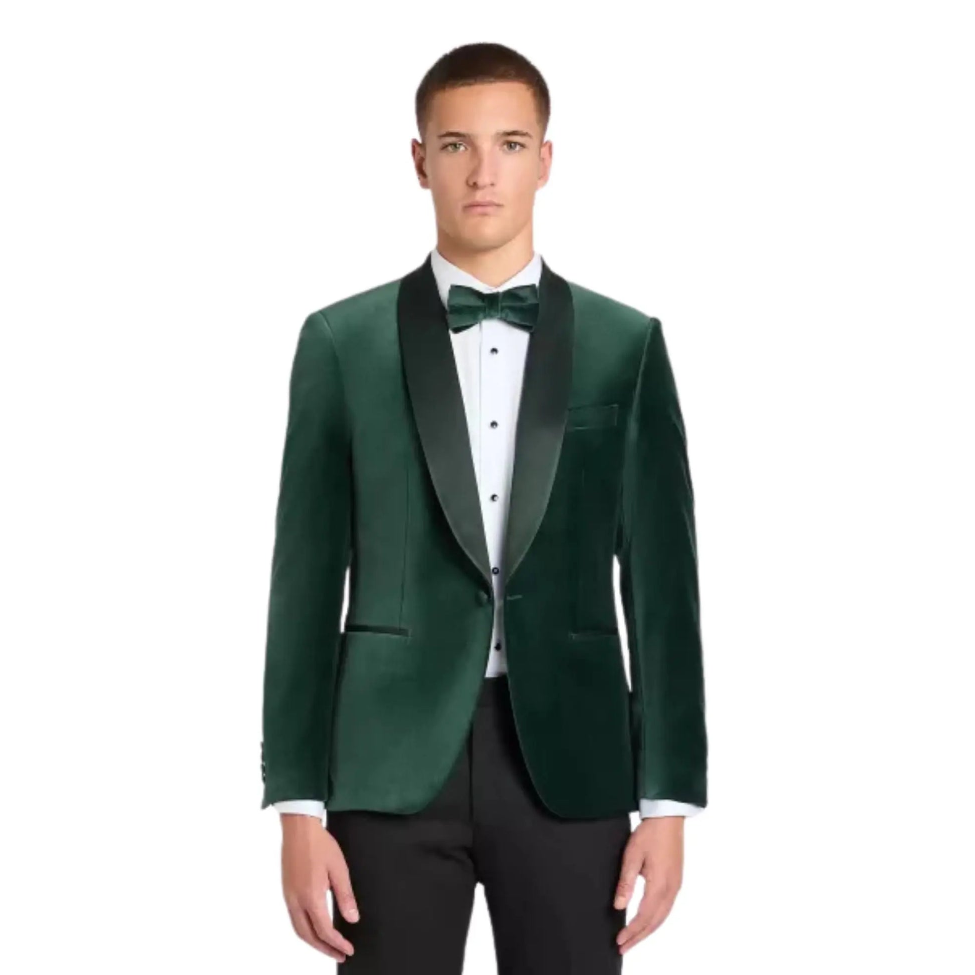 Buy Remus Uomo Romeo Shawl Collar Dinner Jacket - Green | Blazerss at Woven Durham