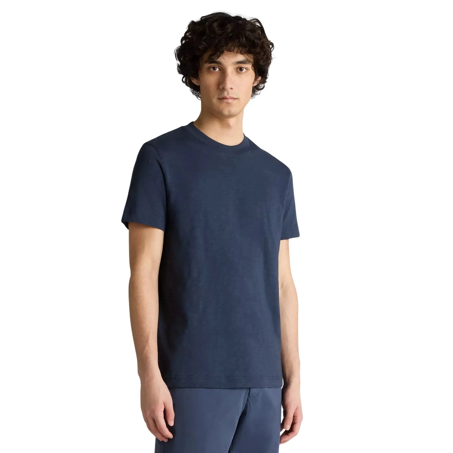 Buy Remus Uomo Round Neck T-Shirt - Navy | T-Shirtss at Woven Durham