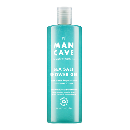 Buy ManCave Sea Salt Shower Gel 500ml, Shower Gel for Men, Mens Gifts | s at Woven Durham