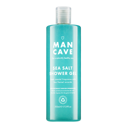 Buy ManCave Sea Salt Shower Gel 500ml, Shower Gel for Men, Mens Gifts | s at Woven Durham