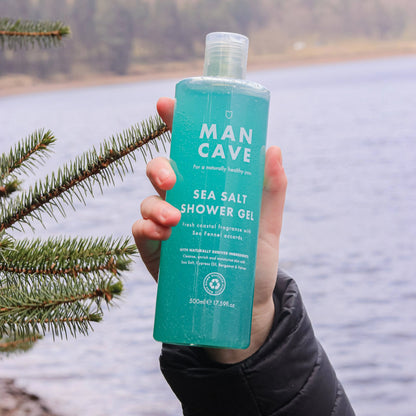 Buy ManCave Sea Salt Shower Gel 500ml, Shower Gel for Men, Mens Gifts | s at Woven Durham