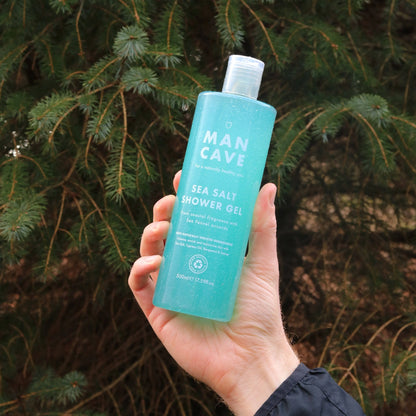 Buy ManCave Sea Salt Shower Gel 500ml, Shower Gel for Men, Mens Gifts | s at Woven Durham