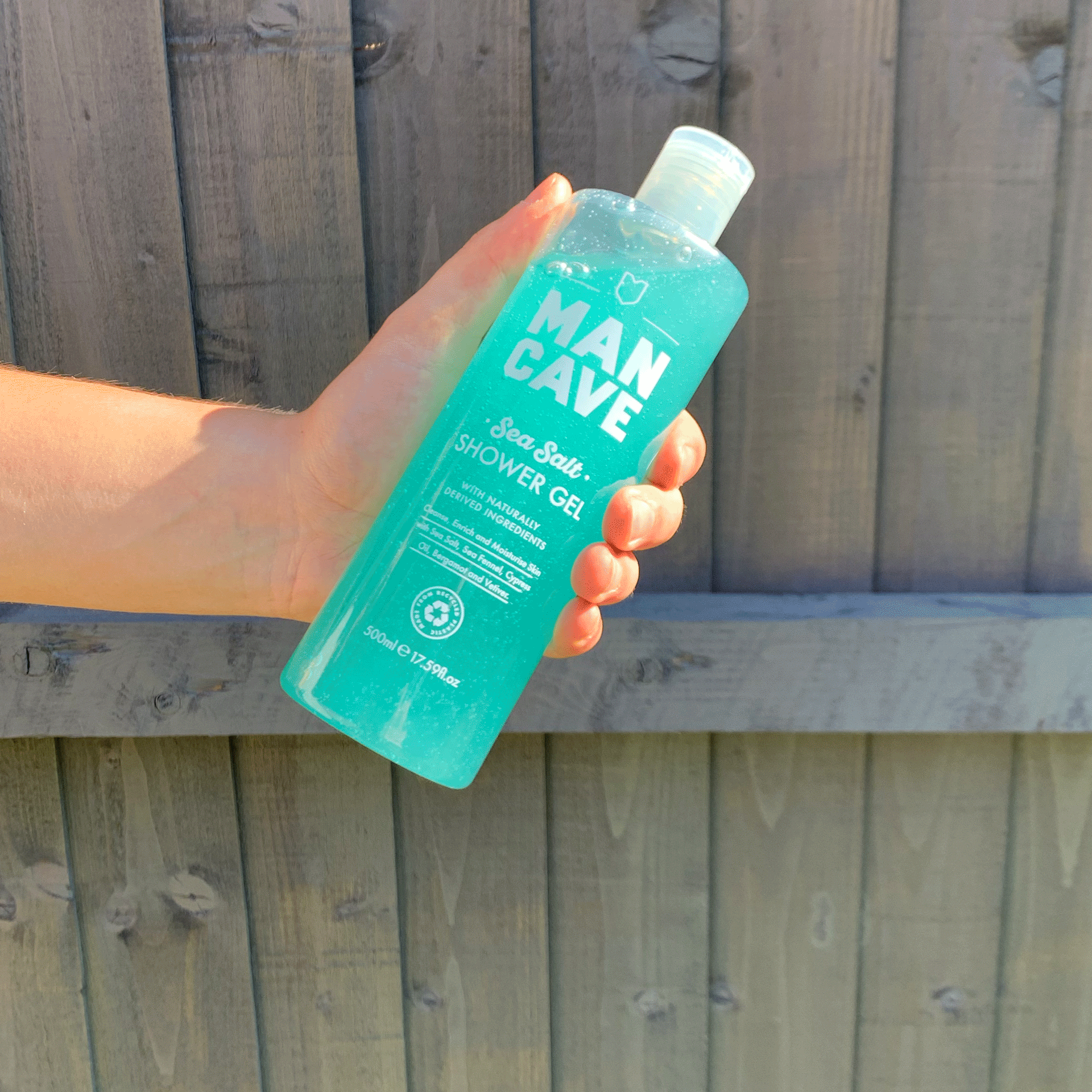 Buy ManCave Sea Salt Shower Gel 500ml, Shower Gel for Men, Mens Gifts | s at Woven Durham