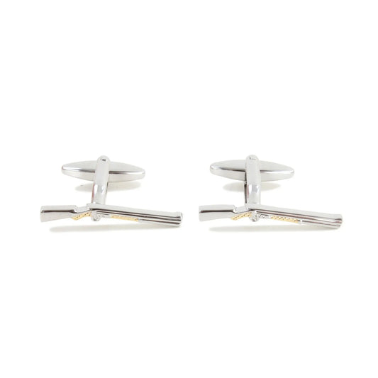 Buy Dalaco Shotgun Cufflinks - Silver / Gold | Cufflinkss at Woven Durham