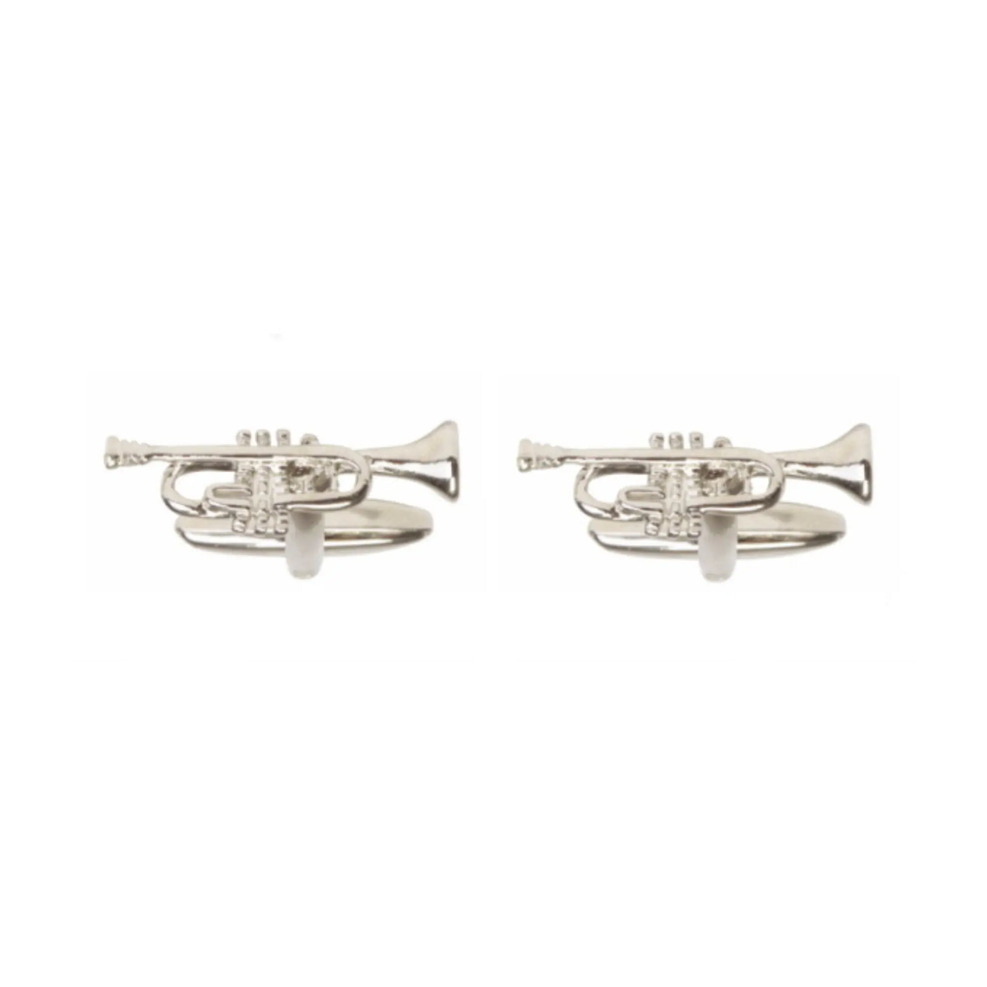 Buy Dalaco Silver Trumpet Cufflinks | Cufflinkss at Woven Durham