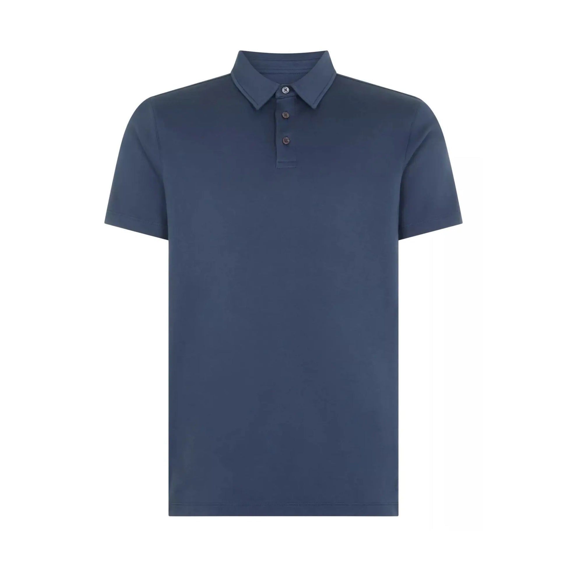 Buy Remus Uomo Stretch Polo Shirt - Navy | Short-Sleeved Polo Shirtss at Woven Durham