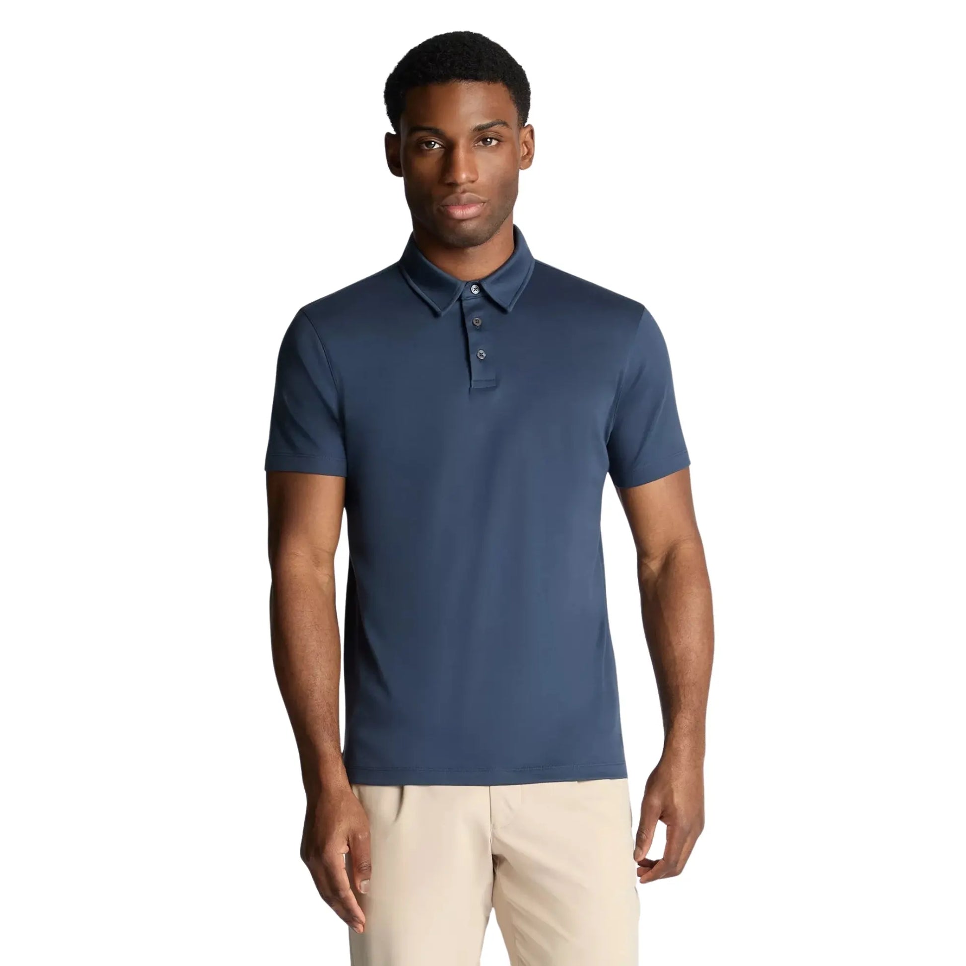 Buy Remus Uomo Stretch Polo Shirt - Navy | Short-Sleeved Polo Shirtss at Woven Durham