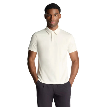 Buy Remus Uomo Stretch Polo Shirt - White | Short-Sleeved Polo Shirtss at Woven Durham