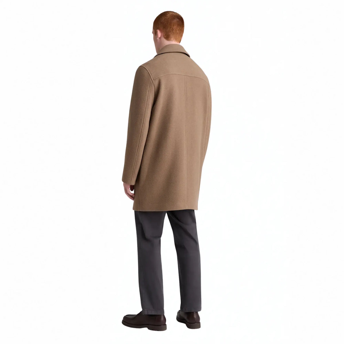Buy Remus Uomo Taupe Carlsen Tailored Coat | Coatss at Woven Durham
