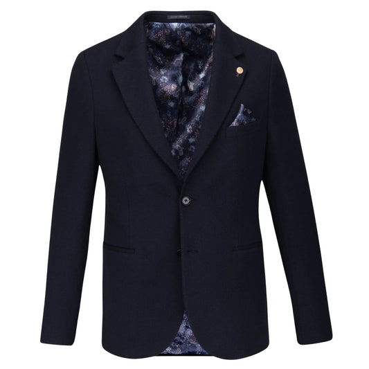 Buy Guide London Textured Blazer - Navy | Blazerss at Woven Durham