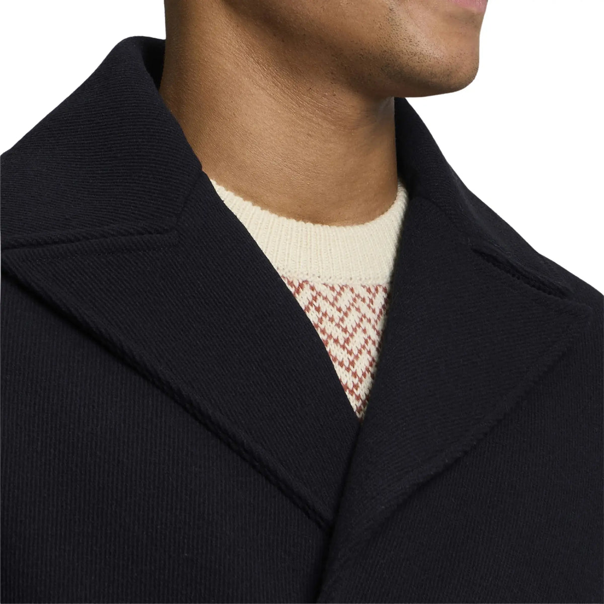 Buy Ben Sherman Textured Navy Peacoat | Harrington Jacketss at Woven Durham