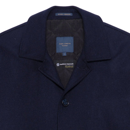 Buy Guide London Textured Wool Jacket - Navy | Worker Jacketss at Woven Durham