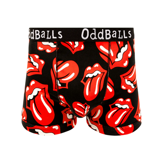 Buy OddBalls The Rolling Stones Tongue - Mens Cotton Boxer Shorts | s at Woven Durham