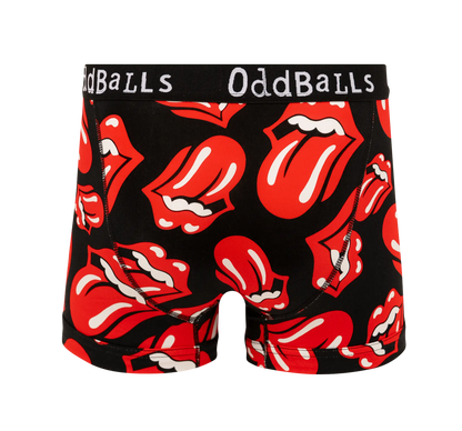 Buy OddBalls The Rolling Stones Tongue - Mens Cotton Boxer Shorts | s at Woven Durham