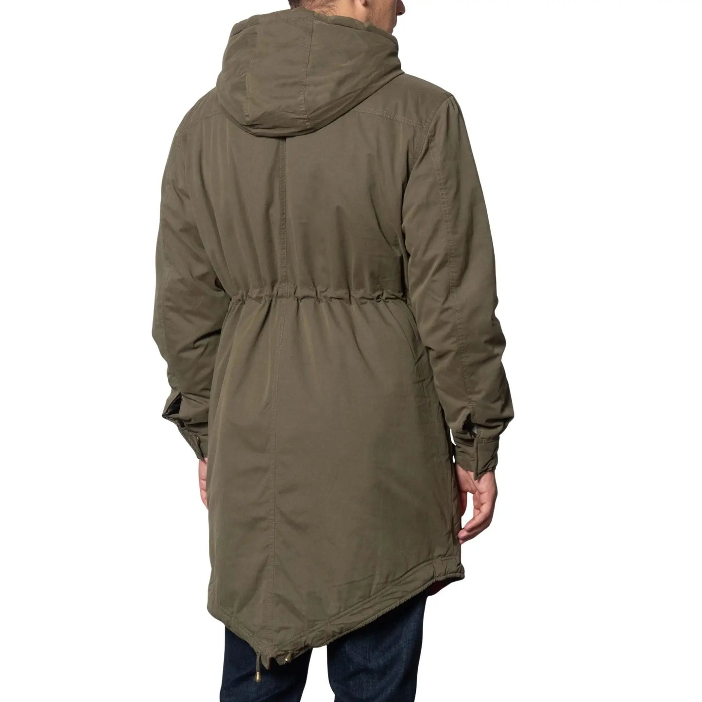 Buy Merc London Tobias Fishtail Parka - Combat Green | Coatss at Woven Durham