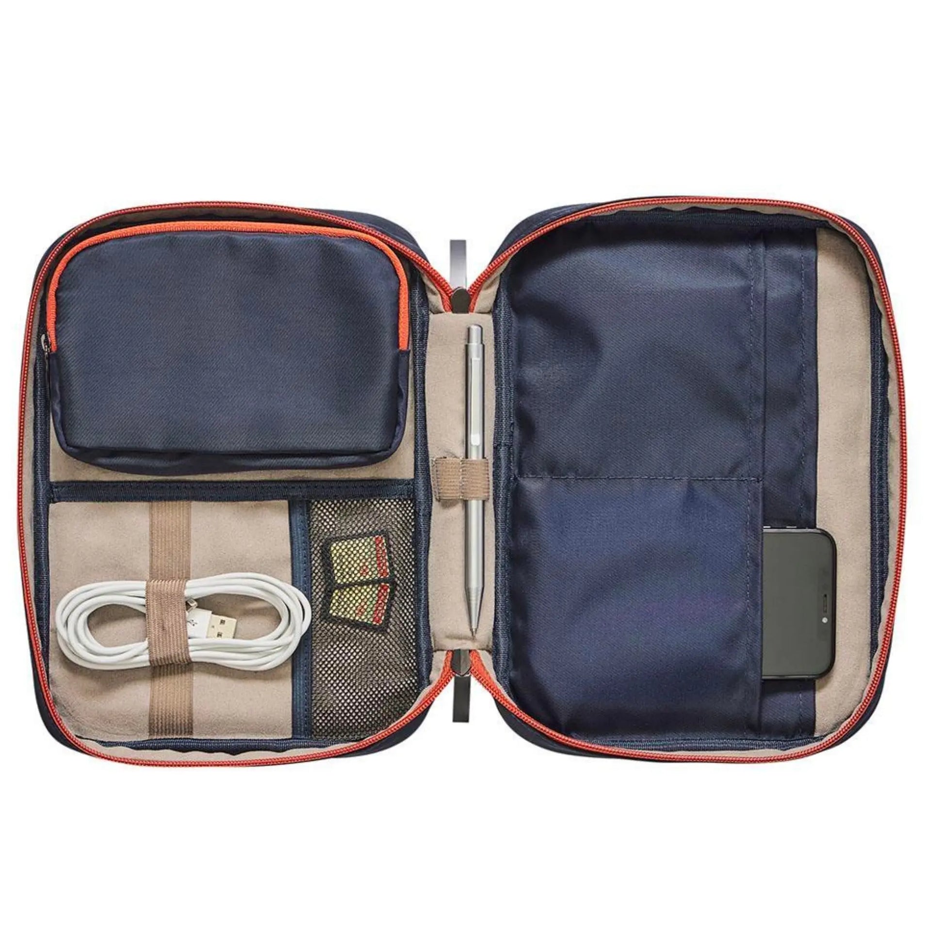 Buy Gentlemen's Hardware Travel Tech Case - Navy | Travel Bags at Woven Durham