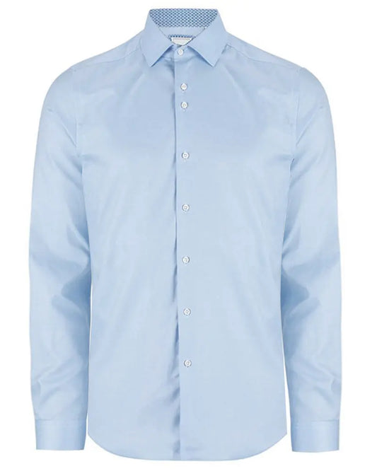 Buy Marnelli Sartoria Twill Shirt - Blue | Long-Sleeved Shirtss at Woven Durham