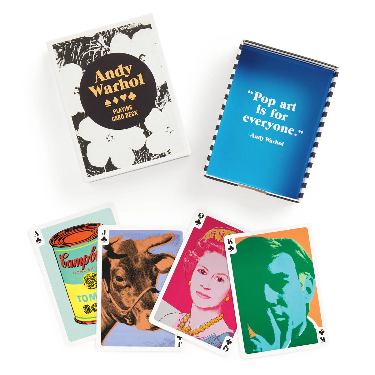 Buy Abrams & Chronicle Books Warhol Pop Art Playing Card Deck (Playing Cards) | Playing Cardss at Woven Durham