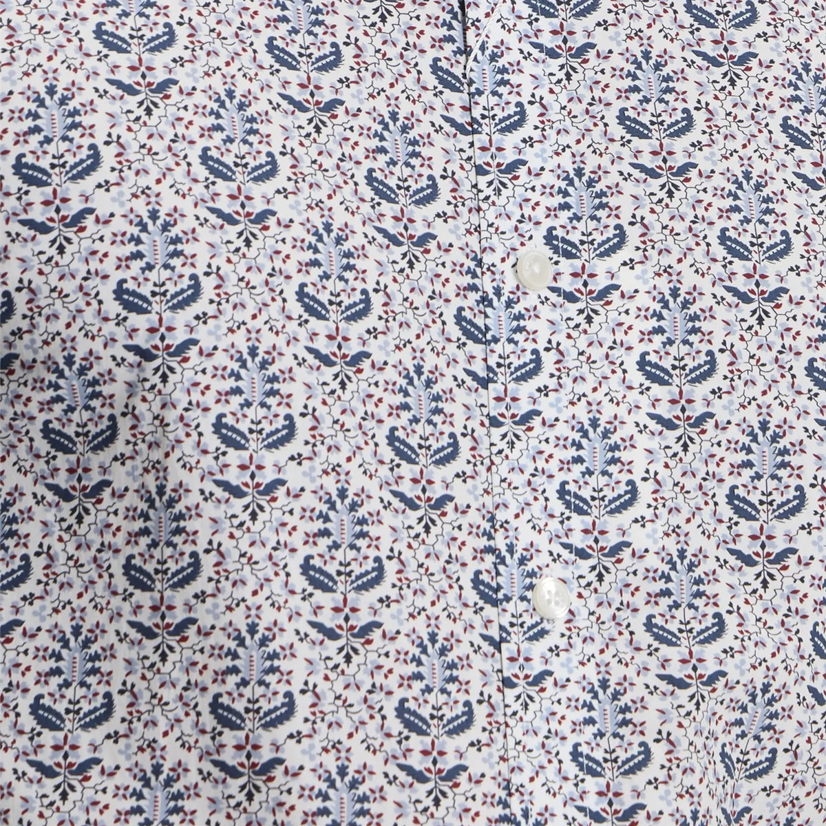 Buy Ben Sherman White Floral Print Long Sleeve Shirt | Long-Sleeved Shirtss at Woven Durham