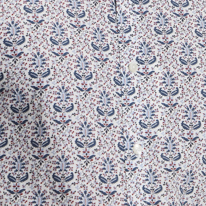 Buy Ben Sherman White Floral Print Long Sleeve Shirt | Long-Sleeved Shirtss at Woven Durham