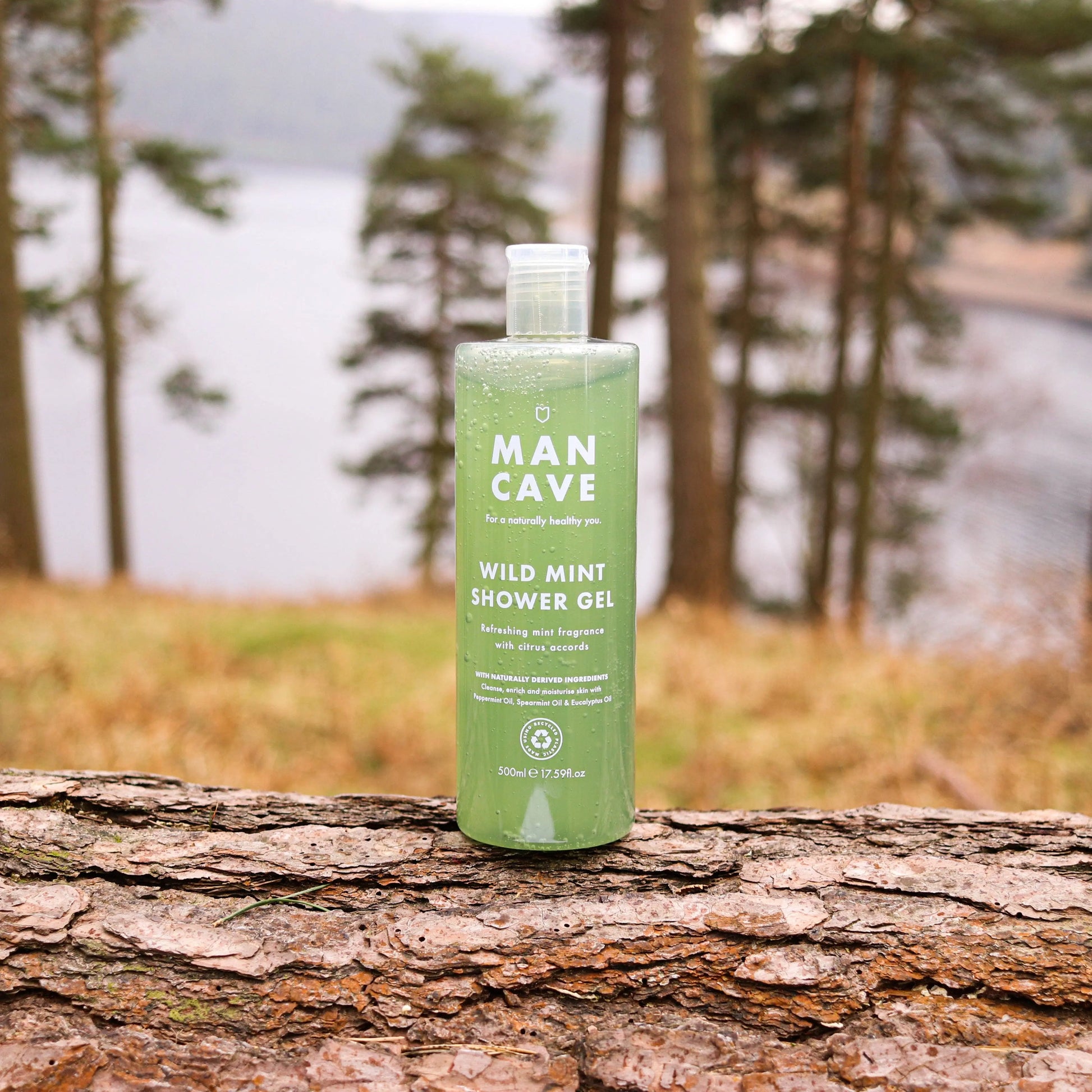 Buy ManCave Wild Mint Shower Gel 500ml, Gifts for Him, Mens Shower Gel | s at Woven Durham