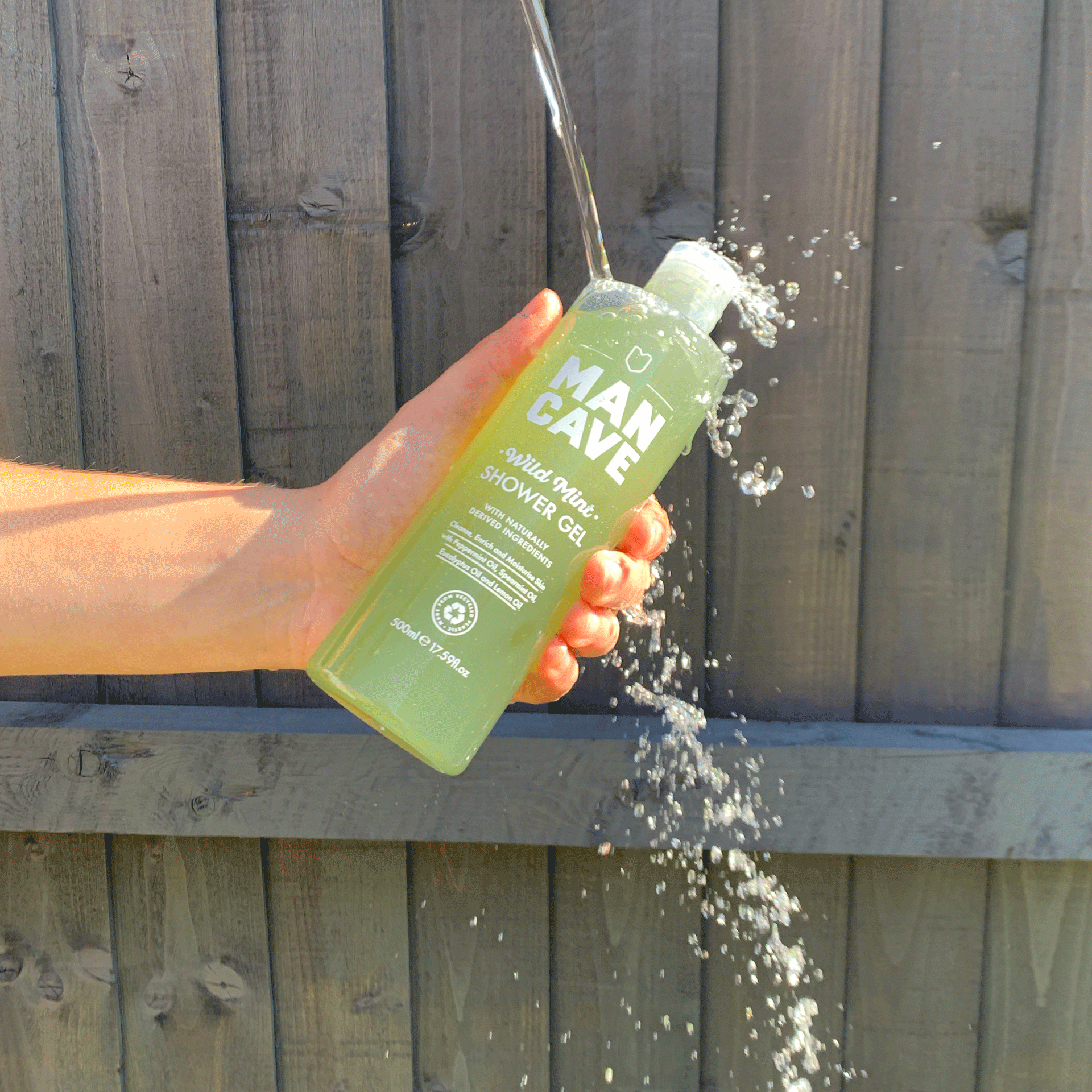 Buy ManCave Wild Mint Shower Gel 500ml, Gifts for Him, Mens Shower Gel | s at Woven Durham