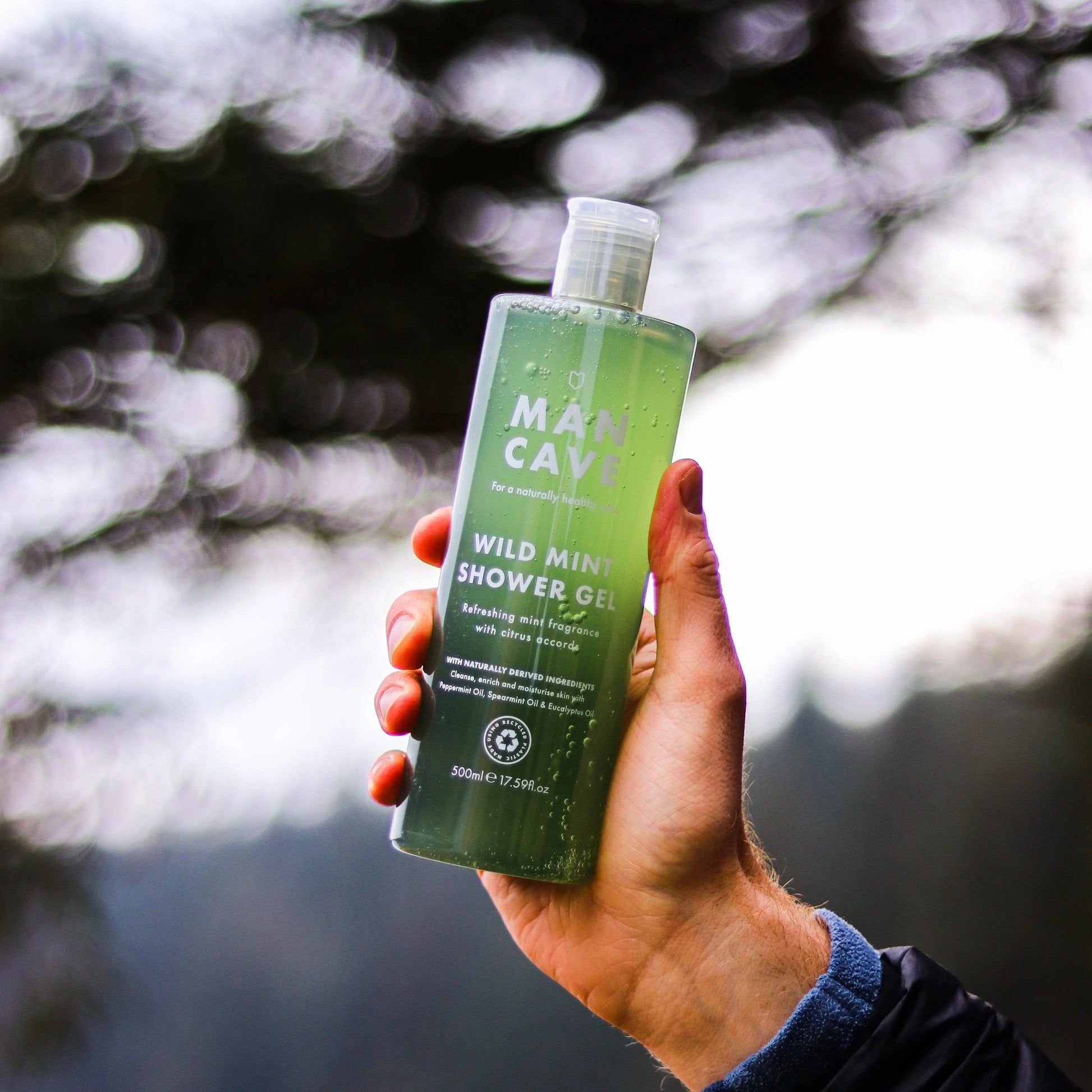 Buy ManCave Wild Mint Shower Gel 500ml, Gifts for Him, Mens Shower Gel | s at Woven Durham