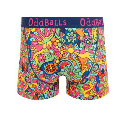 Buy OddBalls Wildflower - Men's Cotton Boxer Shorts | Underwears at Woven Durham