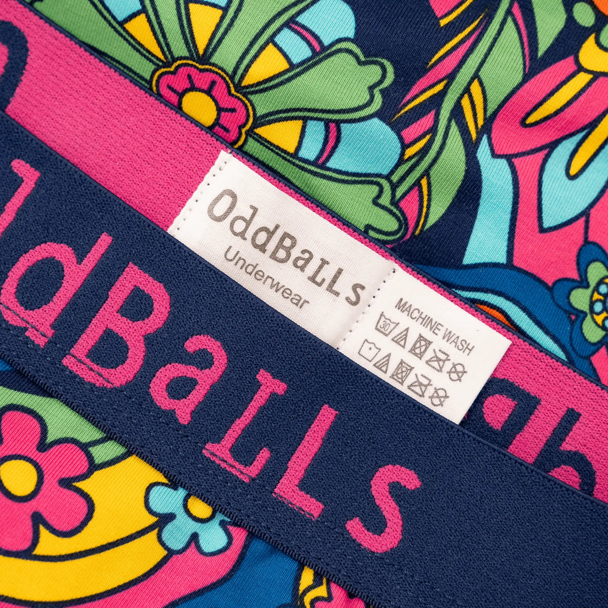 Buy OddBalls Wildflower - Men's Cotton Boxer Shorts | Underwears at Woven Durham