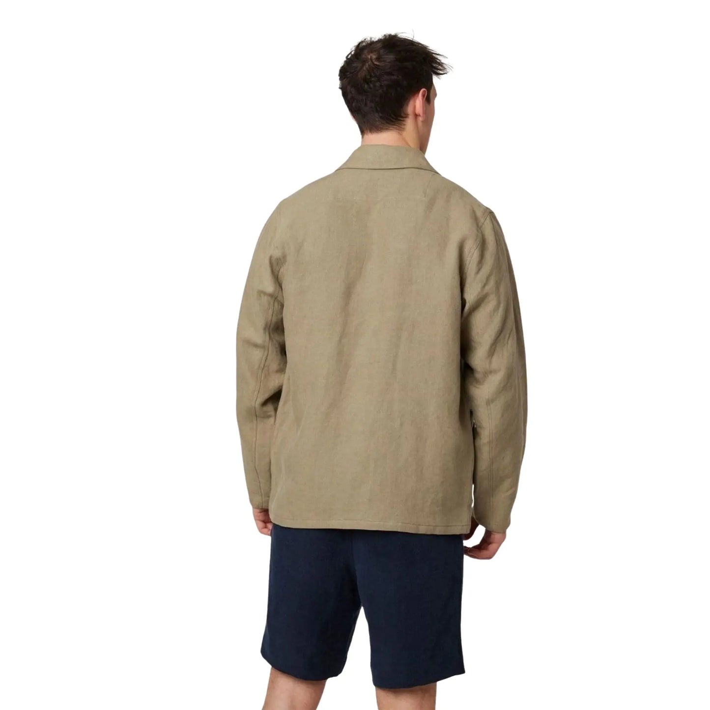 Buy Peregrine Windsor Linen Shacket - Sage | Overshirtss at Woven Durham