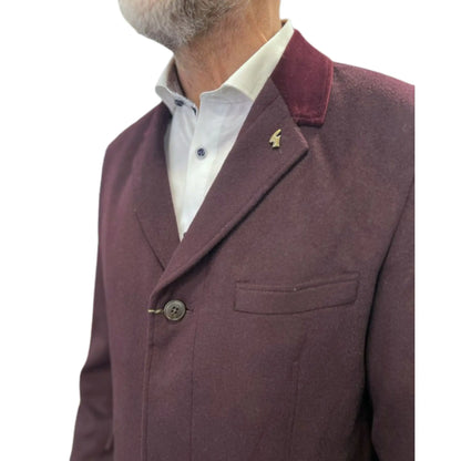 Buy Gabicci Vintage Winston Coat - Mulberry | Coatss at Woven Durham