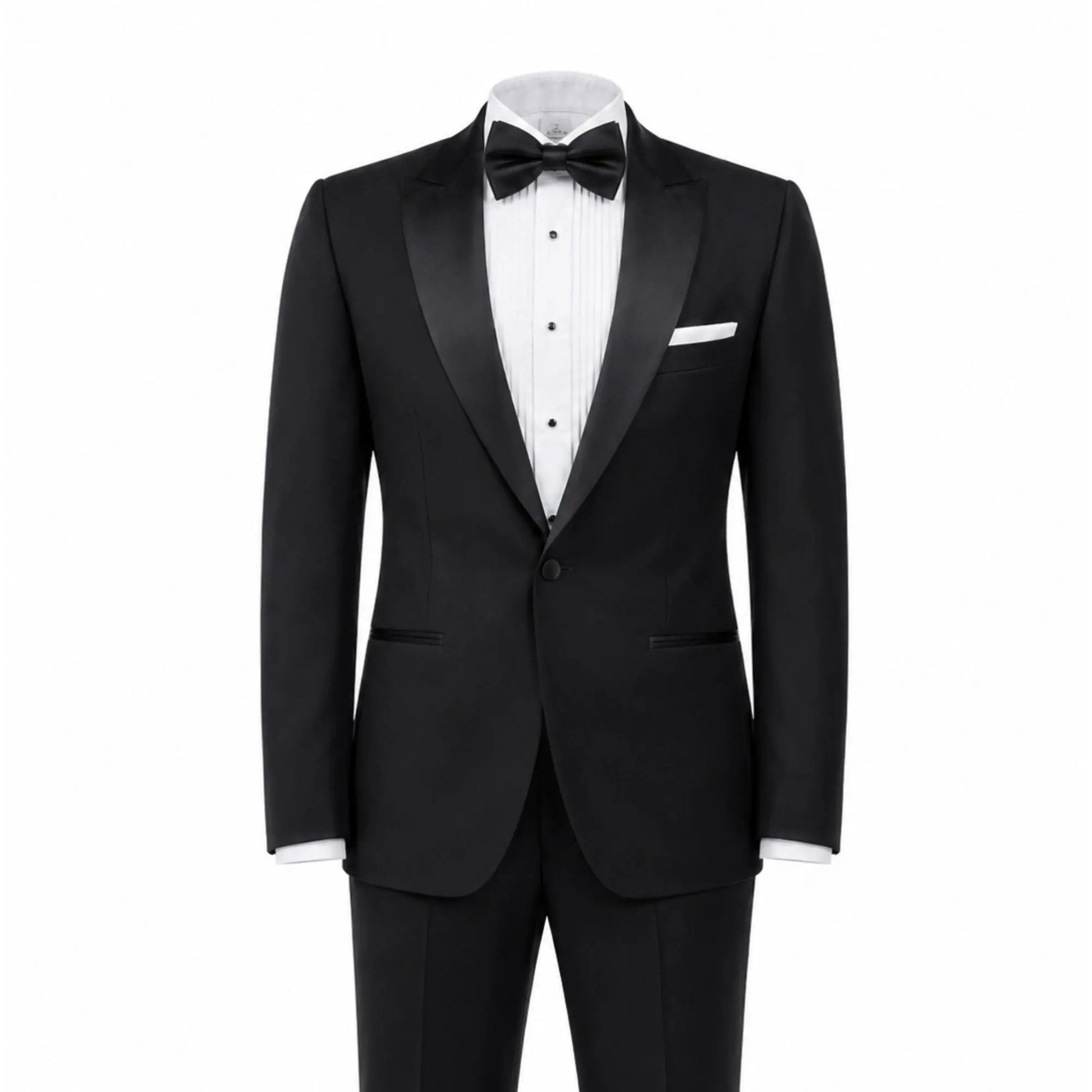 Buy Woven Durham Woven Black 2-Piece Tuxedo | Suitss at Woven Durham