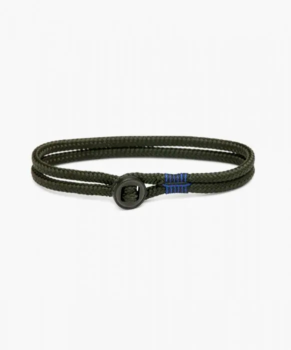 Pig & Hen Army & Black Don Dino Bracelet From Woven Durham