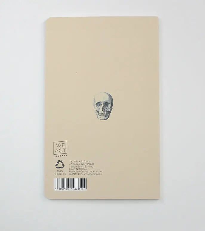 WeAct Company Arty Skull Dictionary Art Notebook From Woven Durham