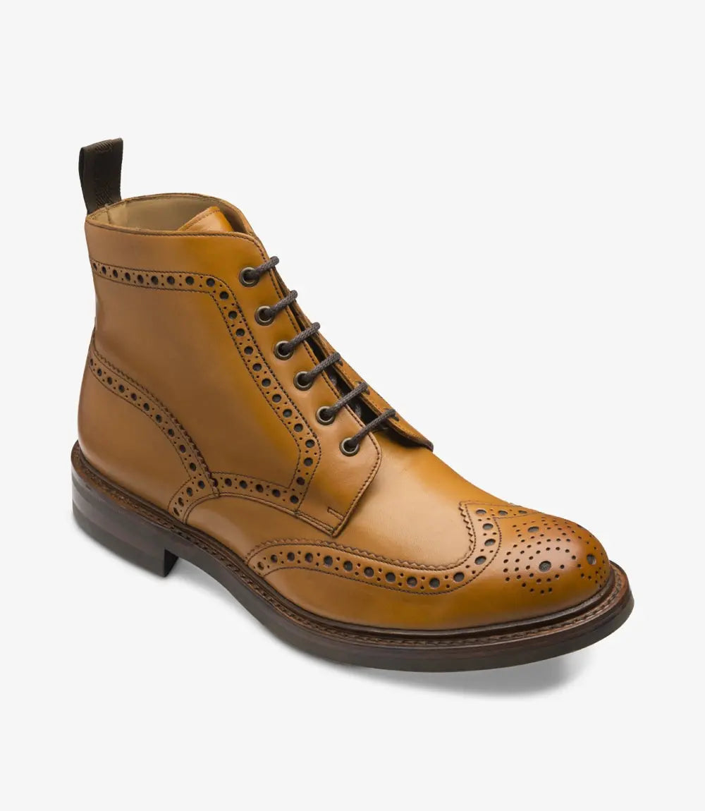 Loake Bedale Tan Boot From Woven Durham