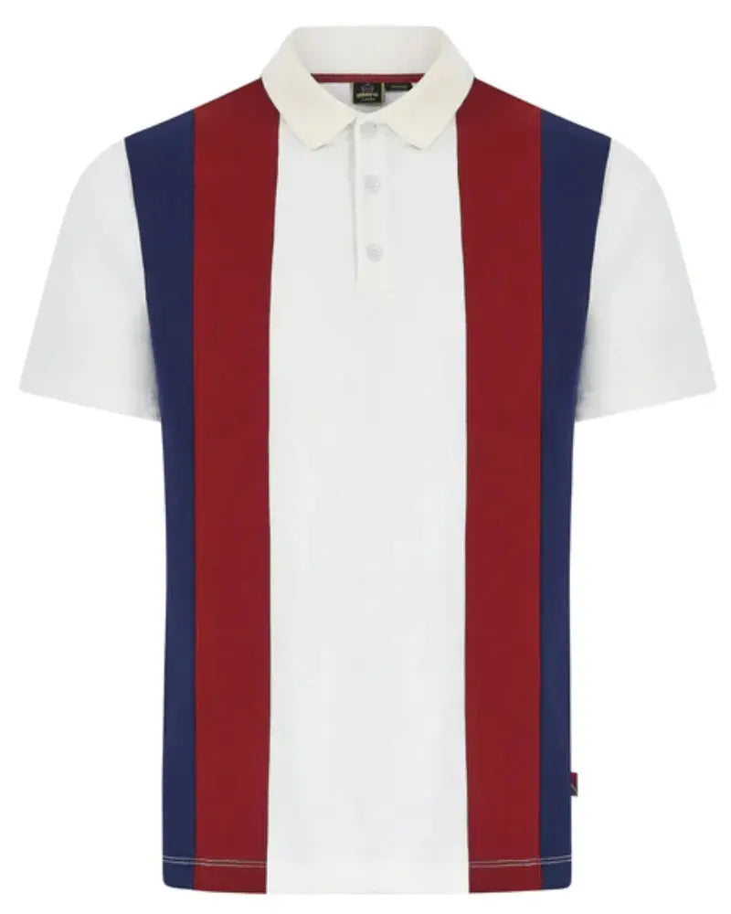 Buy Merc London Bidwell Polo - Vanilla | Short-Sleeved Polo Shirtss at Woven Durham