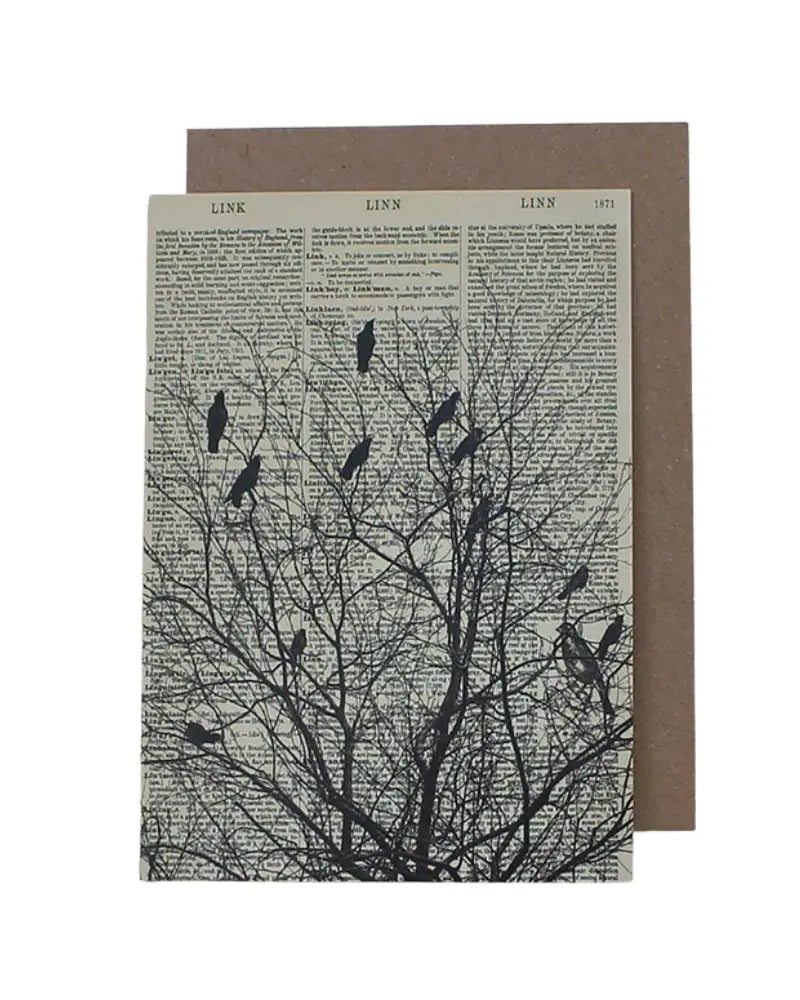 Buy WeAct Company Birds In A Tree Dictionary Greetings Card | Greetings Cardss at Woven Durham