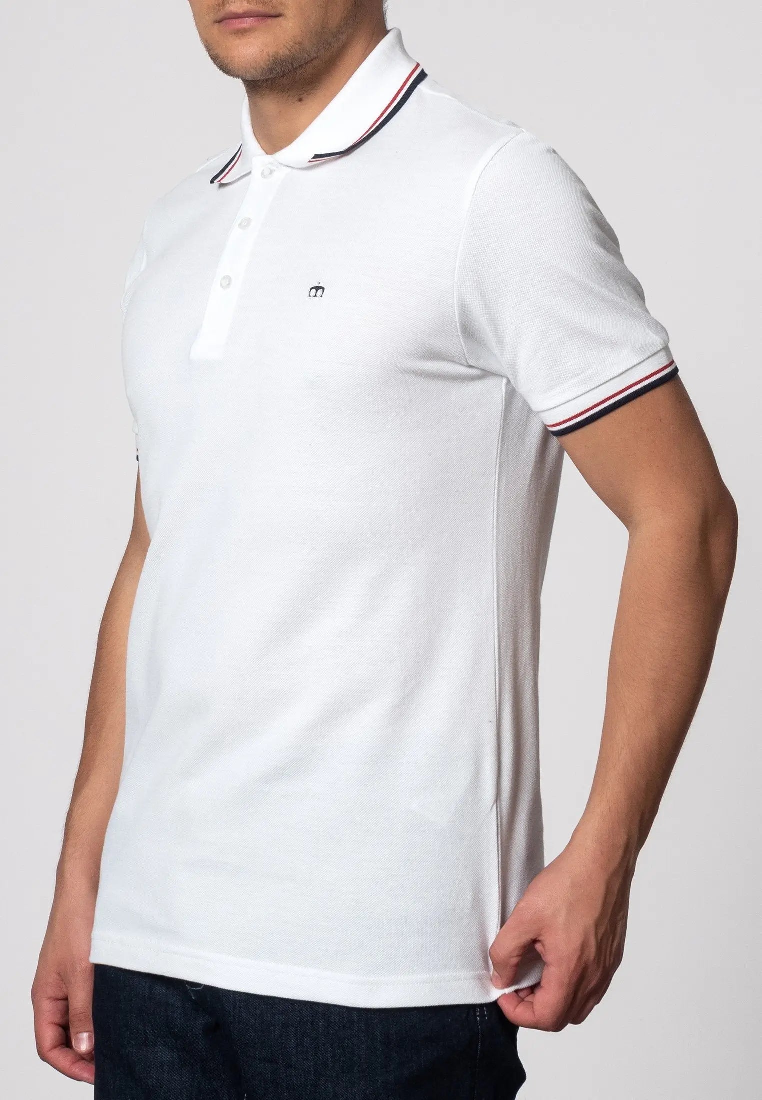 Merc London Card Polo Shirt - White From Woven Durham
