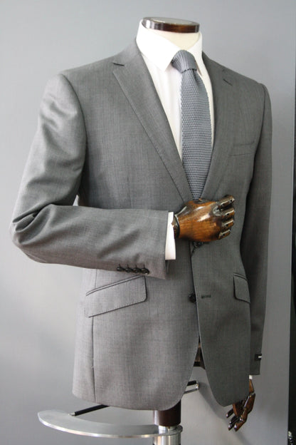 Charcoal Grey Knitted Silk Tie Knightsbridge Neckwear