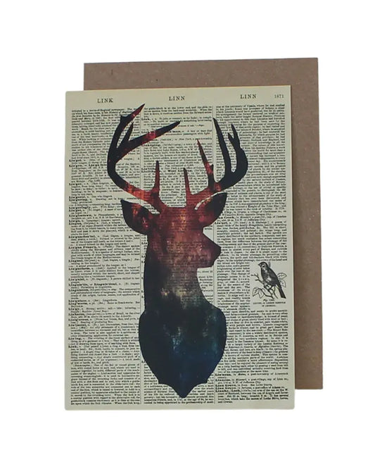 Buy WeAct Company Deer Dictionary Greetings Card | Greetings Cardss at Woven Durham