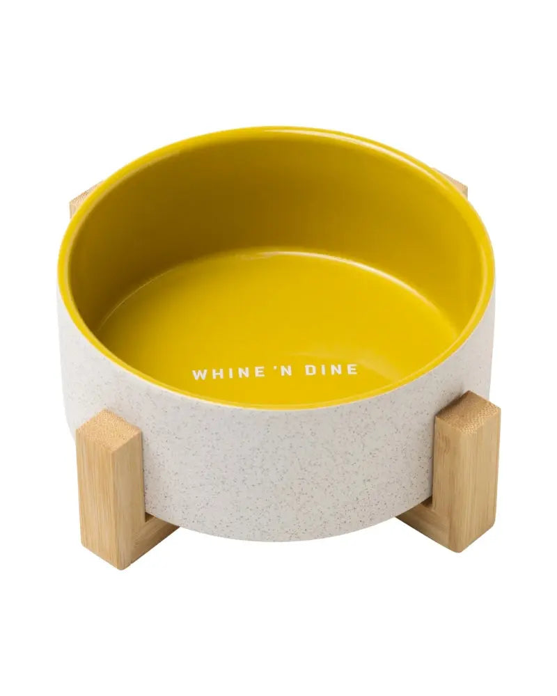 Buy Field + Wander Dog Bowl - Yellow | Dog Bowls at Woven Durham