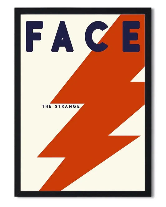 Face The Strange Retro Art Print FanClub