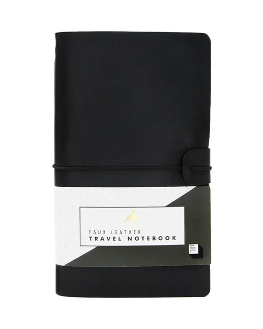 Buy Suck UK Faux Leather Travel Notebook - Black | Notebookss at Woven Durham
